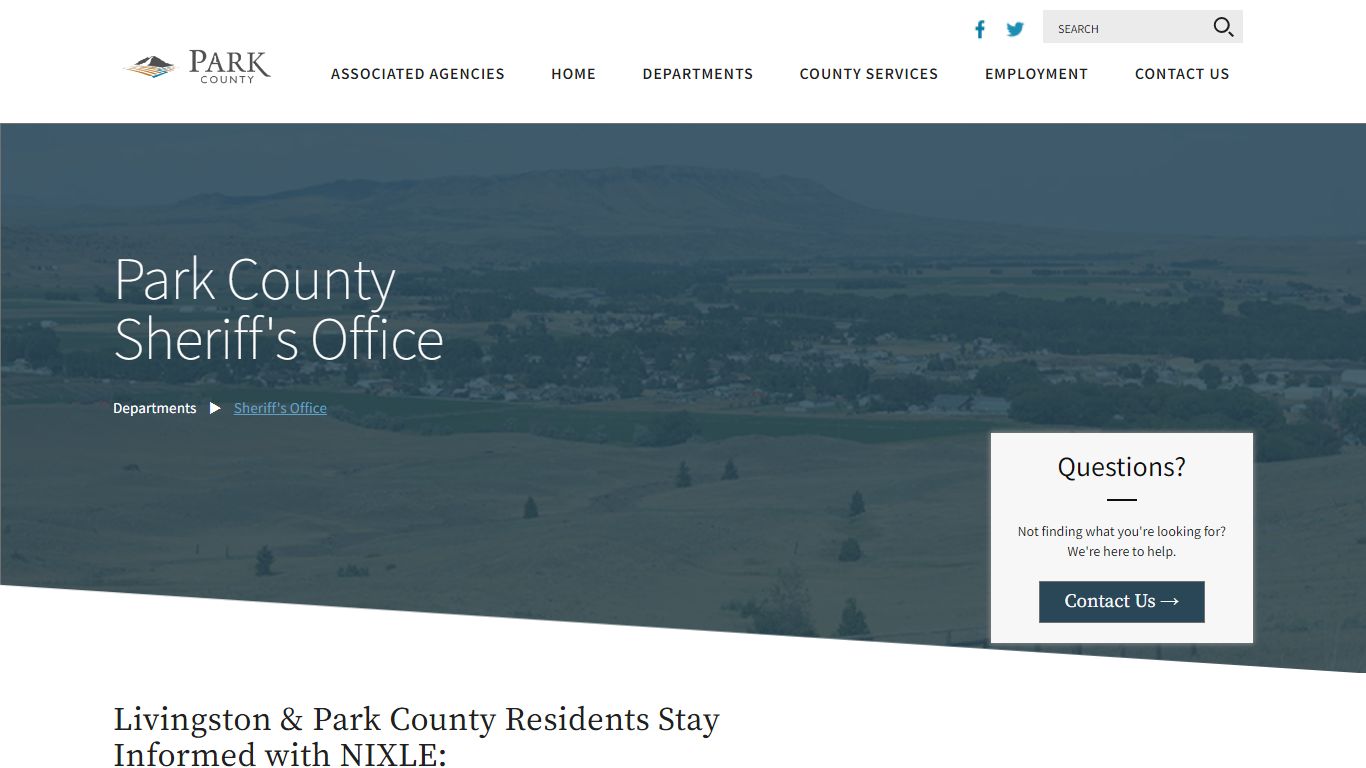 Park County Montana | Sheriffs Office